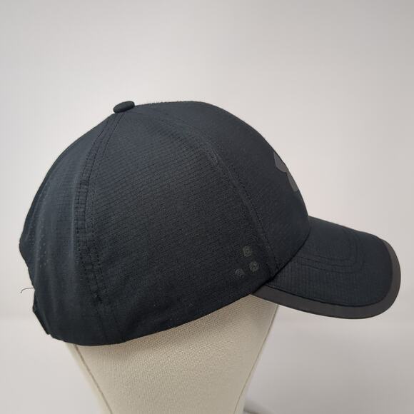 Under Armour Strapback Baseball Cap Black One Size Adjustable Breathable Outdoor - Picture 5 of 9